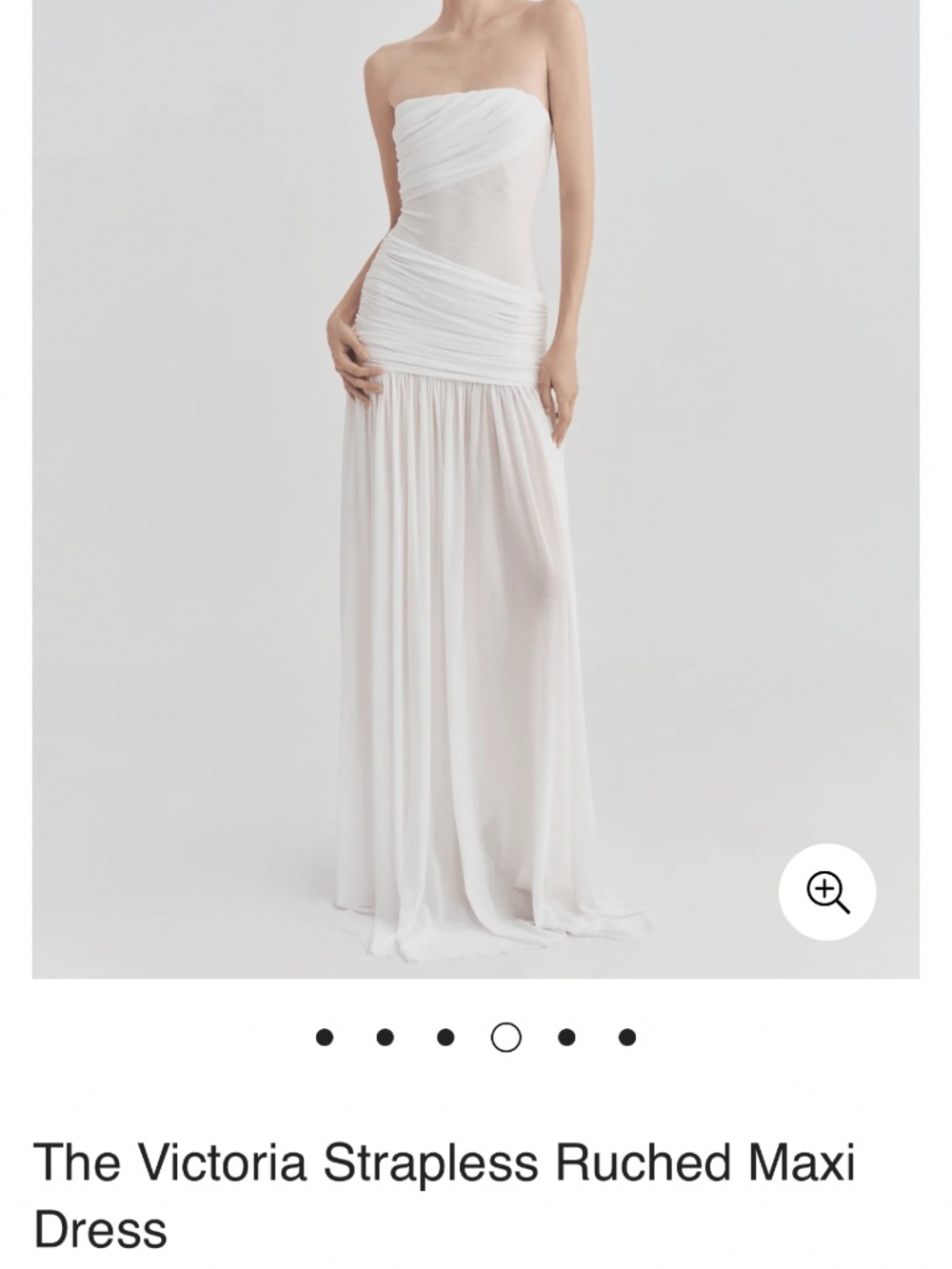 Cocosin Mesh Drape Gown VIETNAM LARGE, US MED